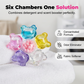 6-in-1 Laundry Detergent Pods with Long-Lasting Fragrance