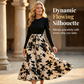 🌸Floral Long Sleeve A-Line Maxi Dress for Women💕