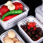 ⏰️SUMMER HOT SALE⌛️3PCS Fruit Storage Container Set for Fridge with Removable Colander