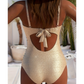 Shimmering Tummy Control One-Piece Swimsuit