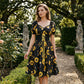 ⏰LIMITED TIME 49% OFF!🔥Women's Print Puff Sleeve Dress