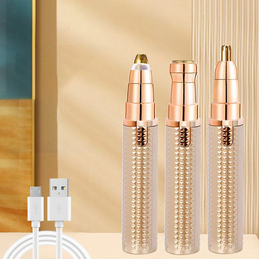 🔄🧔‍♀️🧔‍♂️ LIMITED-TIME 50% OFF! 3-in-1 Electric Eyebrow Trimmer – Interchangeable Heads for Brows, Face, and Detail Trimming – Ideal for Men and Women, Keeps You Groomed Anywhere, Anytime 🌍💈
