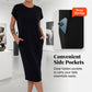 🌺Summer Hot Sale 70% OFF💐Women's Casual Short Sleeve T-Shirt Dress
