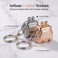 Foldable Purse-Shaped Nail Clipper Keychain