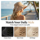 👒 LIMITED-TIME 50% OFF! ✨ Women's Bowknot Wide Brim Sun Hat – Foldable, 360° Protection 🎀