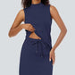 💥Up to 50% off ！Women’s 2-Piece Tank Top & Mini Skirt Set 👗 – Breathable Stretch Activewear, Flattering Fit, S-2XL, for Gym, Lounge & Summer Outings
