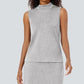 💥Up to 50% off ！Women’s 2-Piece Tank Top & Mini Skirt Set 👗 – Breathable Stretch Activewear, Flattering Fit, S-2XL, for Gym, Lounge & Summer Outings