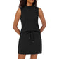 💥Up to 50% off ！Women’s 2-Piece Tank Top & Mini Skirt Set 👗 – Breathable Stretch Activewear, Flattering Fit, S-2XL, for Gym, Lounge & Summer Outings