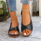 🏖️Women’s Vintage Peep-Toe Comfort Sandals