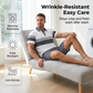 📢📢49% OFF !! ⏰Men's Two-Piece Shirt and Shorts Set – Digital Print, Athletic Fit, Wrinkle Resistant ✨