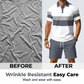 📢📢49% OFF !! ⏰Men's Two-Piece Shirt and Shorts Set – Digital Print, Athletic Fit, Wrinkle Resistant ✨
