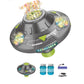 📢📢49% OFF !! ⏰ Smart Rotating UFO Bubble Machine – 360° Rotation, RGB Lights, Obstacle Avoidance ✨