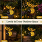 🌞🌜Hanging Solar Bee Light – Warm Amber Glow, Flicker-Free, Perfect for Garden Parties, Camping, or Kids’ Rooms – Spread Joy Day and Night