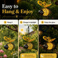 🌞🌜Hanging Solar Bee Light – Warm Amber Glow, Flicker-Free, Perfect for Garden Parties, Camping, or Kids’ Rooms – Spread Joy Day and Night