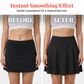 Women's High Waisted Plus Size Tennis Skirt with Pockets