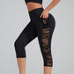 🧘 New Arrival 50% OFF ✨ Women's Butt-Lifting Mesh Splicing Yoga Leggings – High Waist, Side Pockets, 4-Way Stretch 🔥