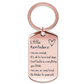 Engraved Inspirational Stainless Steel Keychain