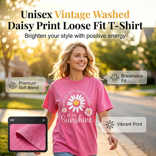 💗LAST DAY SALE 60% OFF⚡50K+ SOLD💕🌿 Breathable Cotton Loose Tee — Relaxed Fit | Soft-Touch Fabric | Keeps You Cool All Day