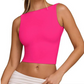 Women Backless Slim Fit Tank Top Summer Sleeveless Crop Vest