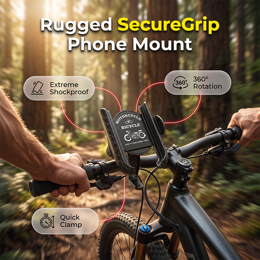Quick-Release Bike Phone Mount with Secure Lock