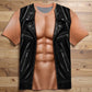 🔥🎁 New Arrival – 50% OFF 💪 Men's Funny Fake Muscle Print T-Shirt – Instant Muscle Look & Fun Casual Style 😎
