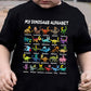 🦖 Hot Sale 50% OFF ✨ Kids Dinosaur Alphabet Graphic T-Shirt – Fun & Comfortable Everyday Wear