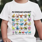 🦖 Hot Sale 50% OFF ✨ Kids Dinosaur Alphabet Graphic T-Shirt – Fun & Comfortable Everyday Wear