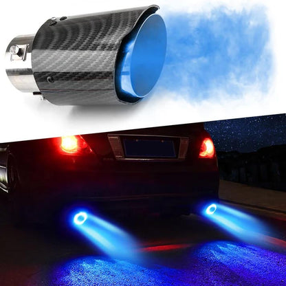 🚗 50% OFF ✨ Universal LED Car Exhaust Pipe Light – Stylish Rear Glow for Any Drive