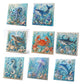 ❄️Summerfresh 50% OFF!🐚3D Ocean Pearl Art DIY Kit – Glossy Painting Set with Sea Life, Pearls and Relief Texture