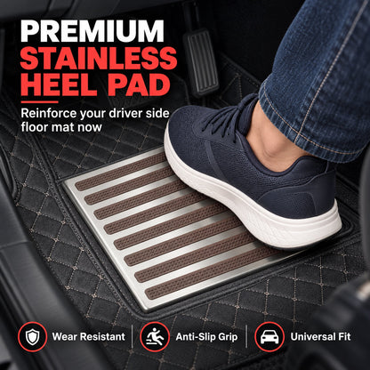 🚗Universal Wear-Resistant Car Floor Mat Heel Pad