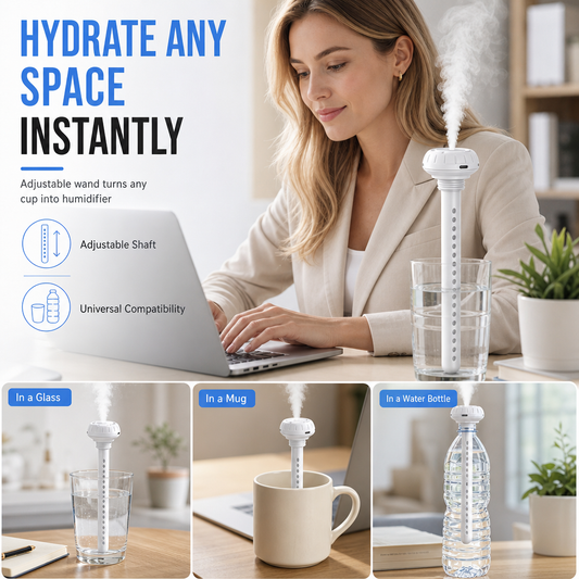 🔥Portable Mini USB Humidifier for Car and Home