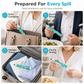 🖌️LAST DAY SALE 60% OFF !!📢Portable Waterless Stain Remover Pen for Clothes 15g Instant Oil Stain Cleaning Stick for White Clothing