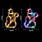 Battery-Operated LED Christmas Window Lights
