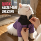 Warm Winter Dog Coat Color Block Padded Pet for Small Medium and Large Dogs and Cats
