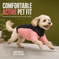 Warm Winter Dog Coat Color Block Padded Pet for Small Medium and Large Dogs and Cats