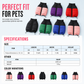 Warm Winter Dog Coat Color Block Padded Pet for Small Medium and Large Dogs and Cats